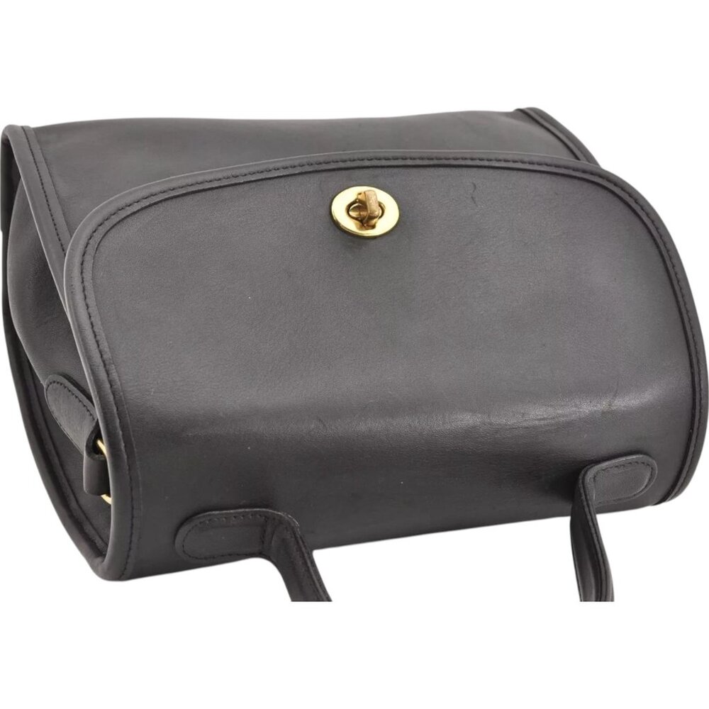 773228BU (L3) Coach Hand Bag 2 Way Black Leather - Picture 5 of 12